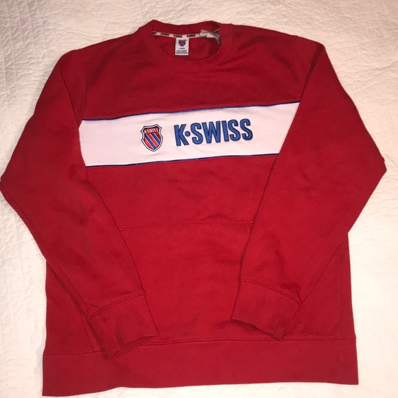 K SWISS SWEATSHIRT LG - Picture 1 of 4
